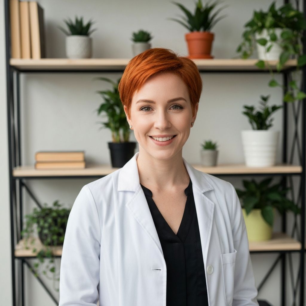 Young female nutritionist providing guidance